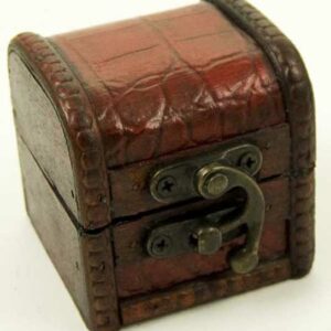 Box Wooden Chest 6X6X6cm