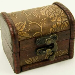 Box Wooden Chest 8X6X6cm