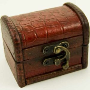 Box Wooden Chest 8X6X6cm