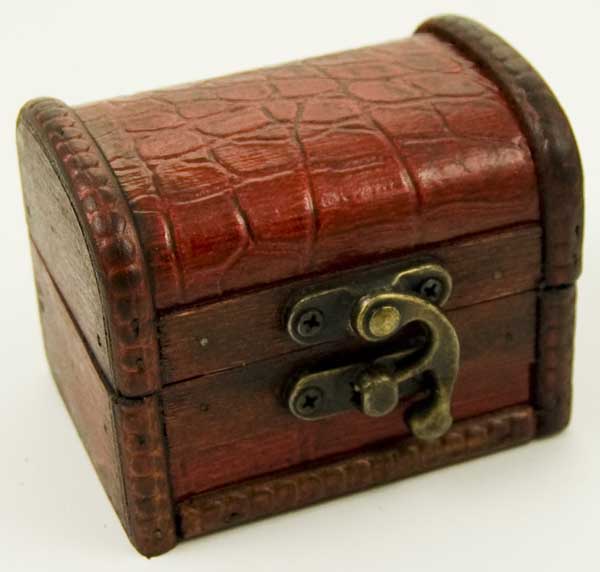 Box Wooden Chest 8X6X6cm