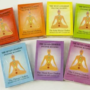 Incense Cones Chakra Pack Of 7