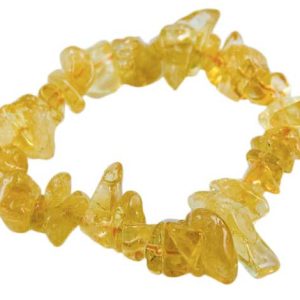 Bracelet Chip Citrine Chunky