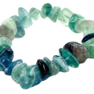 Bracelet Chip Fluorite Chunky