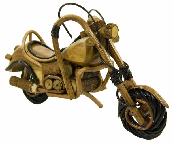 Motorbike Wood 9 Inch