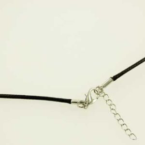 Necklace Wax Cord Black 12pcs