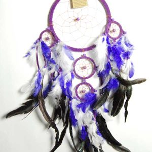 Dream Catcher 4 Circles Purple