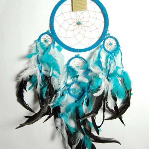 Dream Catcher 4 Circles Turquoise