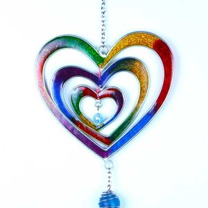 Suncatcher Hearts 24cm