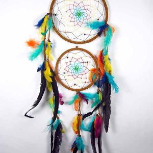 Dream Catcher Brown Double Circle