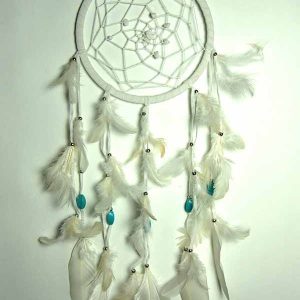 Dream Catcher Ruby White 17cm