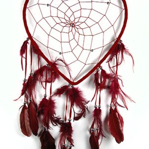 Dream Catcher Heart Red