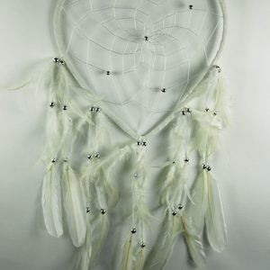 Dream Catcher Heart White