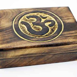 Box Wooden Om 17x12CM