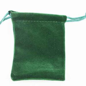 Pouch Velvet Green L9XW6cm 10pcs