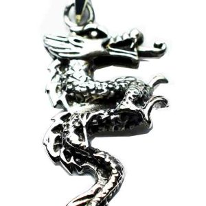 Silver Pendant Dragon