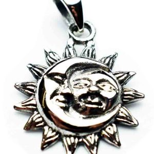 Silver Pendant Moon/Sun