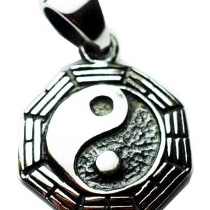 Silver Pendant Ying Yang