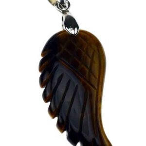 Pendant Wing Tiger Eye 35mm