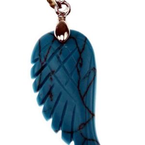 Pendant Wing Turquoise 35mm