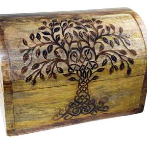 Box Chest With Tree Design