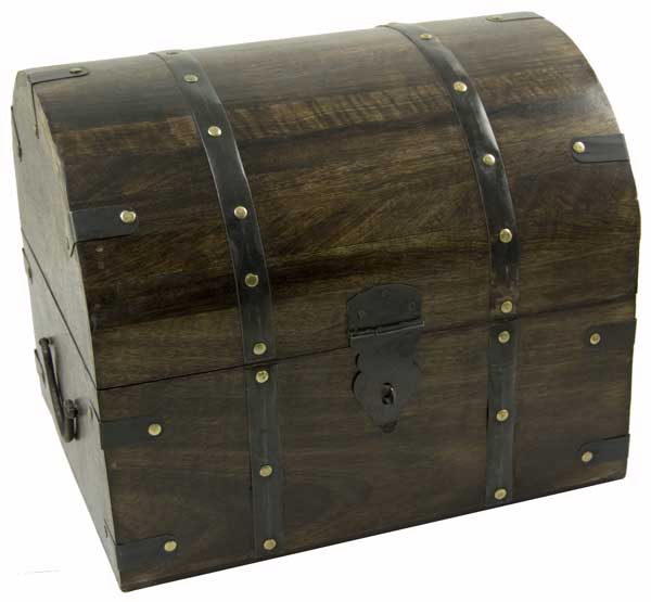 Box Wooden Chest 12X10X10 Inch