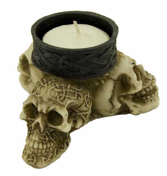 Skull T-Light Holder