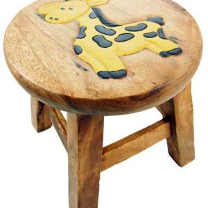 Stool Wooden Giraffe