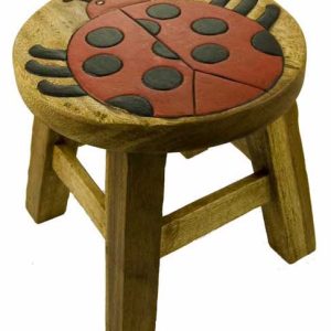 Stool Wooden Ladybird