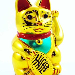 Cat Waving Hand Lucky Cat 16cm