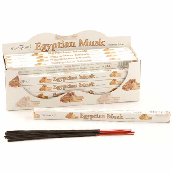 Incense Stick Stamford Hexagonal Egyptian Musk 6pcs