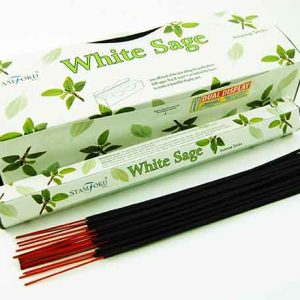 Incense Stick Stamford Hexagonal White Sage 6pcs