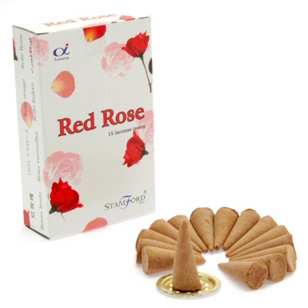 Incense Cones Stamford Red Rose