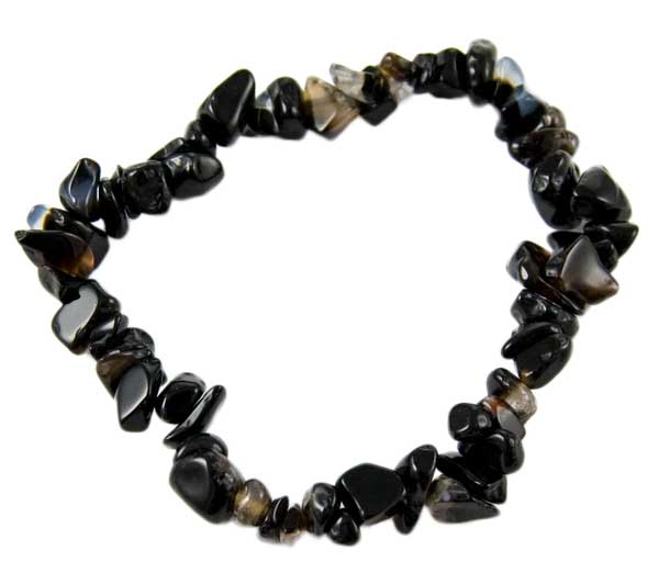 Bracelet Chip Onyx 7 Inch