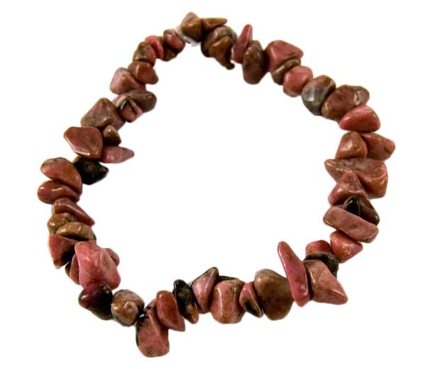 Bracelet Chip Rhodonite 7 Inch