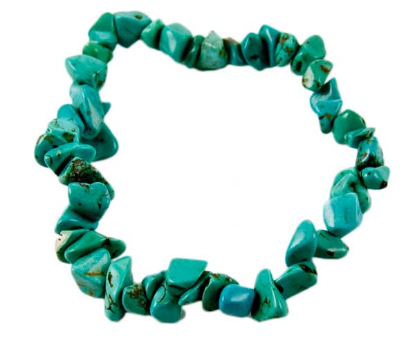 Bracelet Chip Turquoise Colour 7 Inch