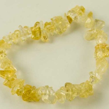 Bracelet Chip Citrine 7 Inch