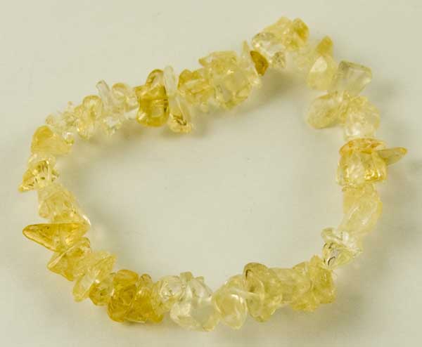 Bracelet Chip Citrine 7 Inch