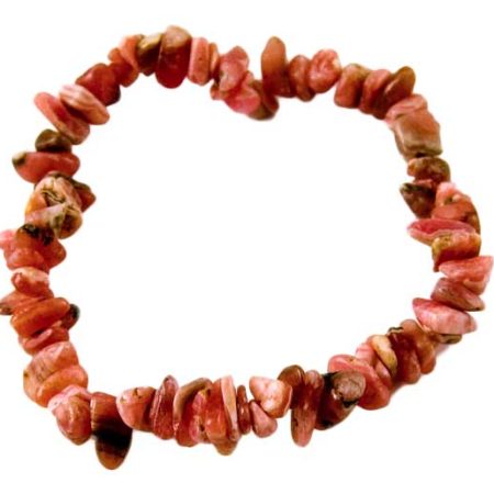 Bracelet Chip Rhodochrosite 7 Inch