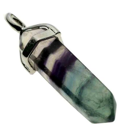 Pendant Fixed Wand Flourite