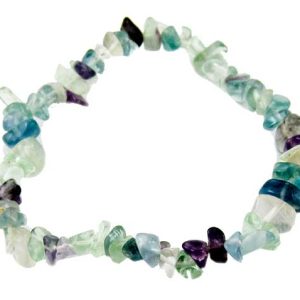 Bracelet Chip Flourite 7 Inch