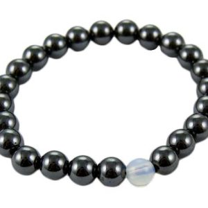 Bracelet Magnetic Hematite Opalite 8mm