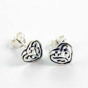 Earring Celtic Heart 8mm