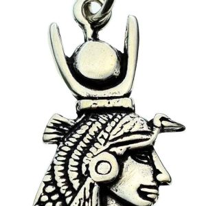 Pendant Silver Sun Queen 35mm