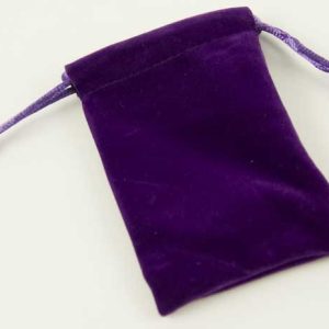 Pouch Velvet Purple L9XW6cm 6pcs