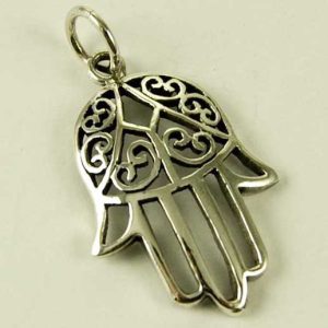 Silver Pendant Fatima Hand