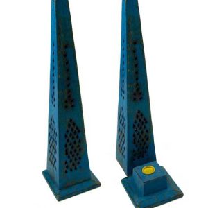 Incense Holder Tower Blue