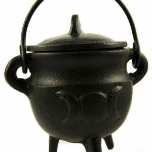 Cauldron Black Pagan Moon 11cm