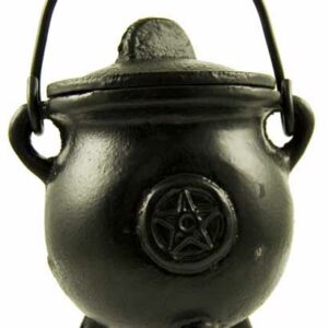 Cauldron Black Pentagram 11cm